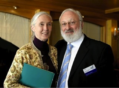 Dr. Jane Goodall and Dr. Michael Laitman, Arosa Switzerland