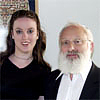 Michael Laitman mit seiner Tochter
