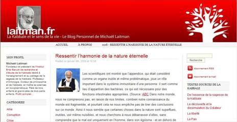 Laitman-Blog in Französisch